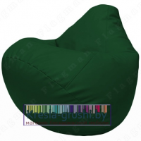 Бескаркасное кресло мешок Груша Г2.3-01 зелёный
